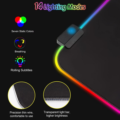 Gaming RGB Mouse Pad (GMS-X6, GMSWT-5)