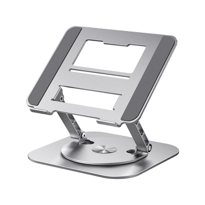 F6X Aluminium Silver Laptop Stand B01