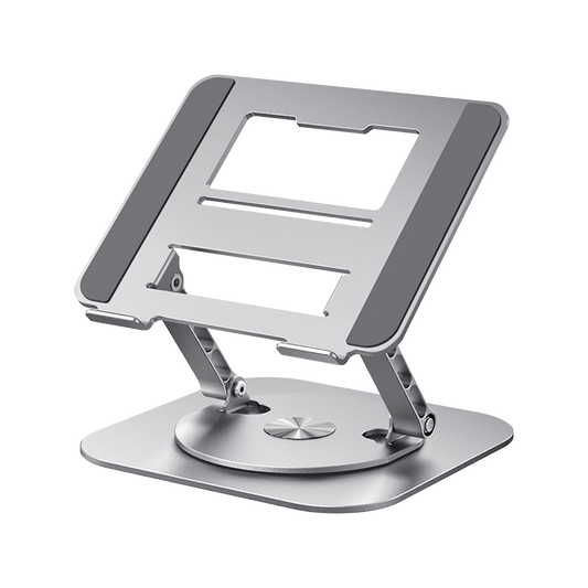 F6X Aluminium Silver Laptop Stand B01