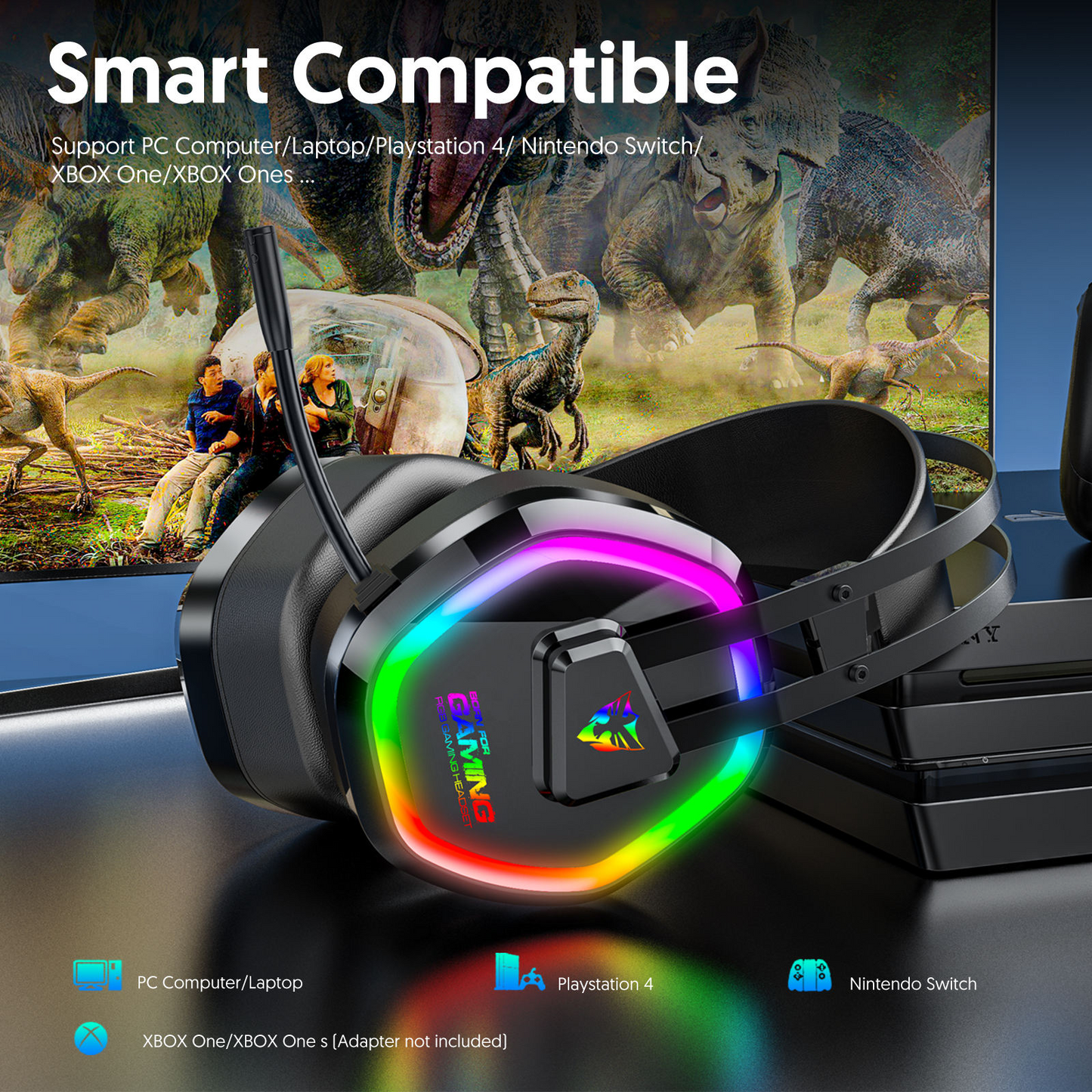 Born For Gaming G608 RGB Gaming Headset