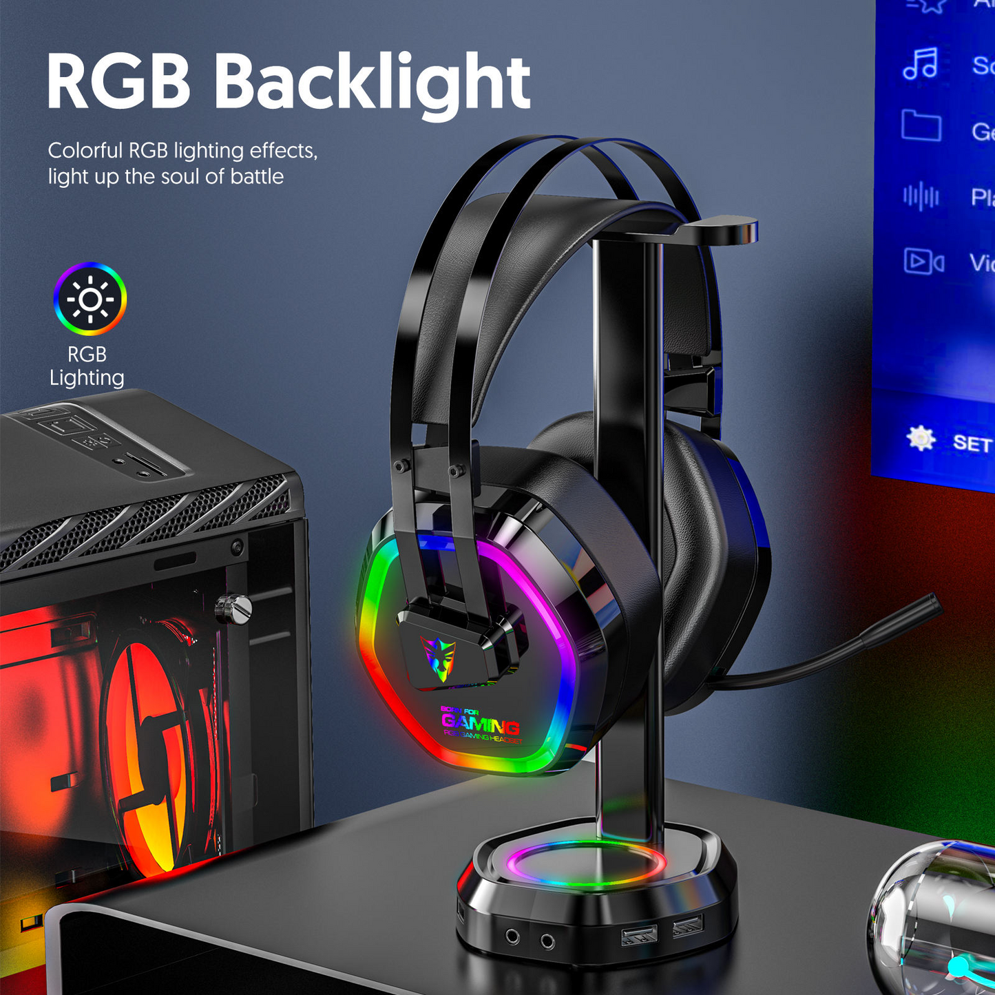 Born For Gaming G608 RGB Gaming Headset