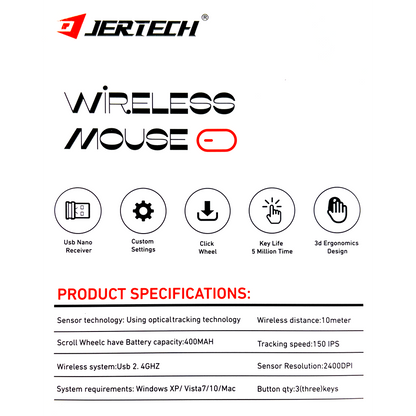 Jertech JR6 Kino Wireless Mouse