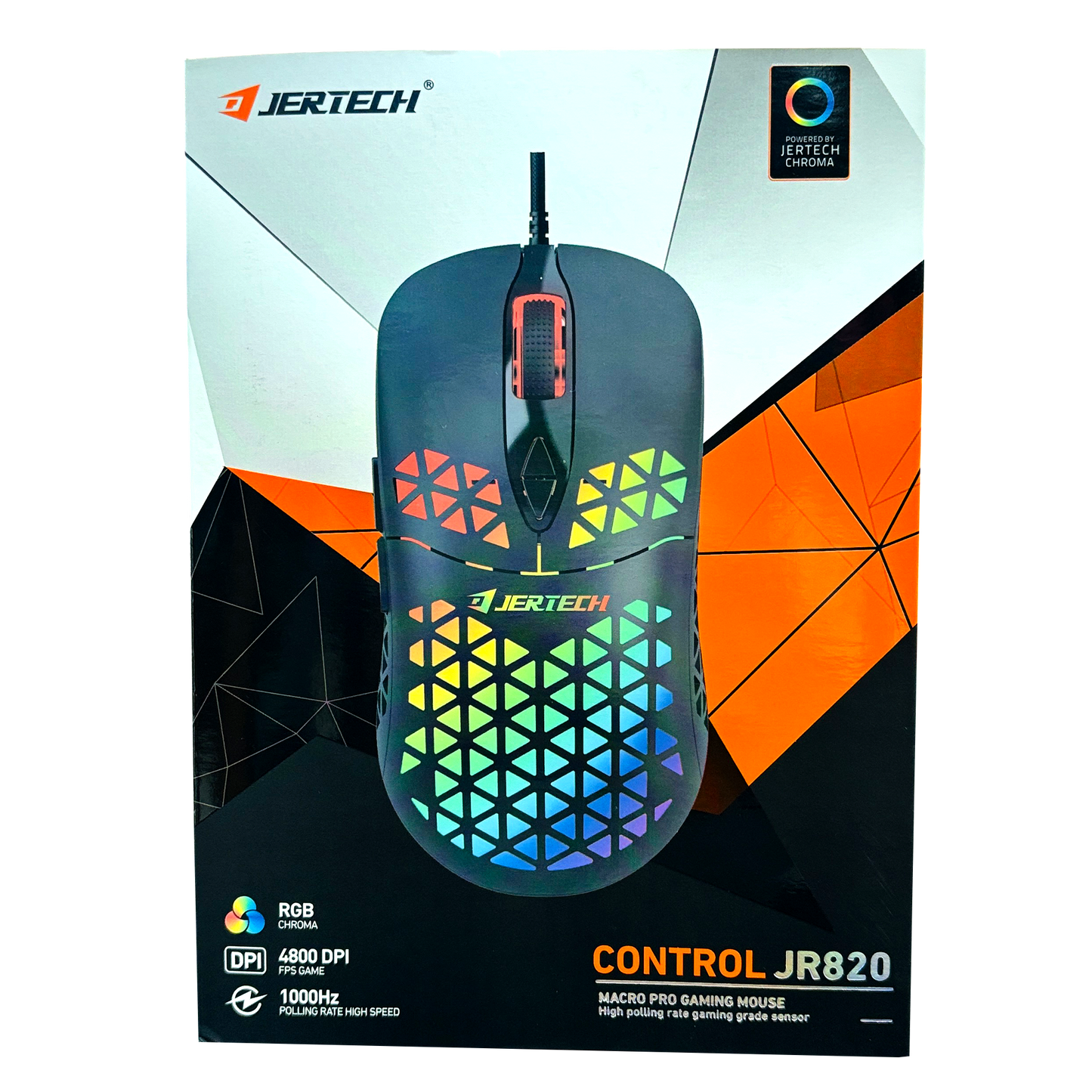 Jertech Control JR820 Macro Pro Gaming Mouse 4800DPI