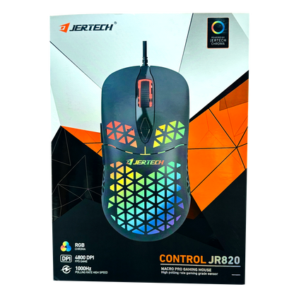 Jertech Control JR820 Macro Pro Gaming Mouse 4800DPI