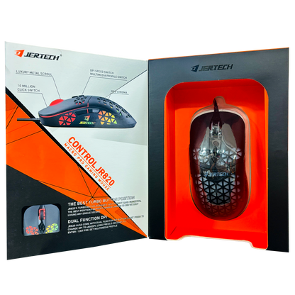 Jertech Control JR820 Macro Pro Gaming Mouse 4800DPI