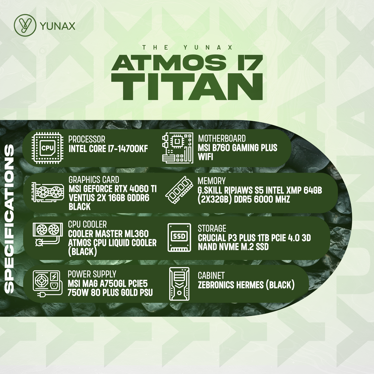 Yunax Atmos i7 Titan