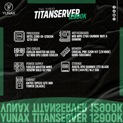 Yunax TitanServer 12900K